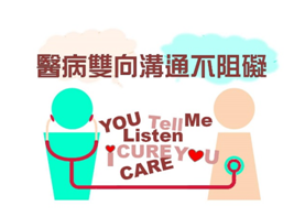 107年度「病人安全我會應」醫病溝通創意標語及圖像設計活動競賽得獎名單說明圖片