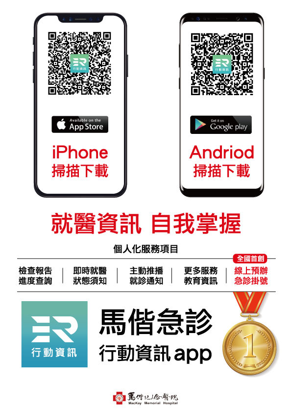 麥擱問啊！馬偕建置急診行動資訊站App 就醫資訊一目瞭然說明圖片