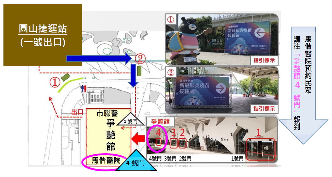 10/18-10/22院外施打站COVID-19疫苗接種訊息說明圖片